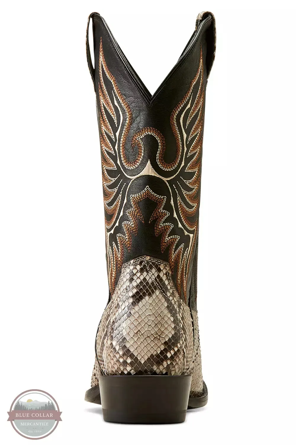 10047082 Slick Natural Python Western Boots