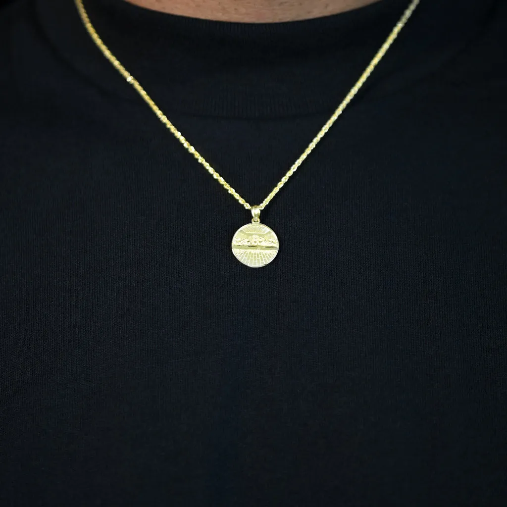 10k Gold Last Supper Pendant