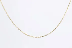 20" 14k Two-Tone Ball Chain (7.31g.)