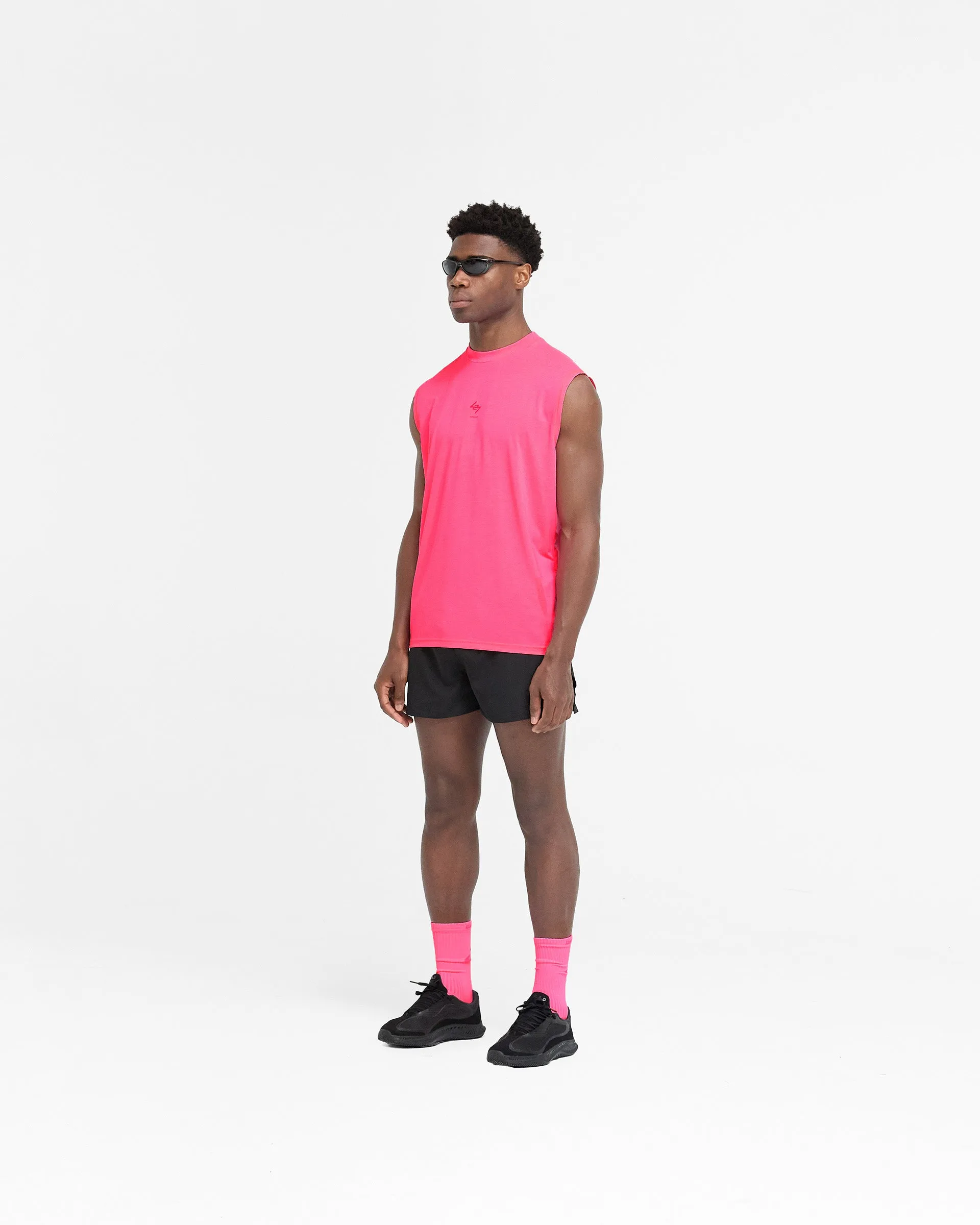 247 Oversized Tank - Ultra Pink