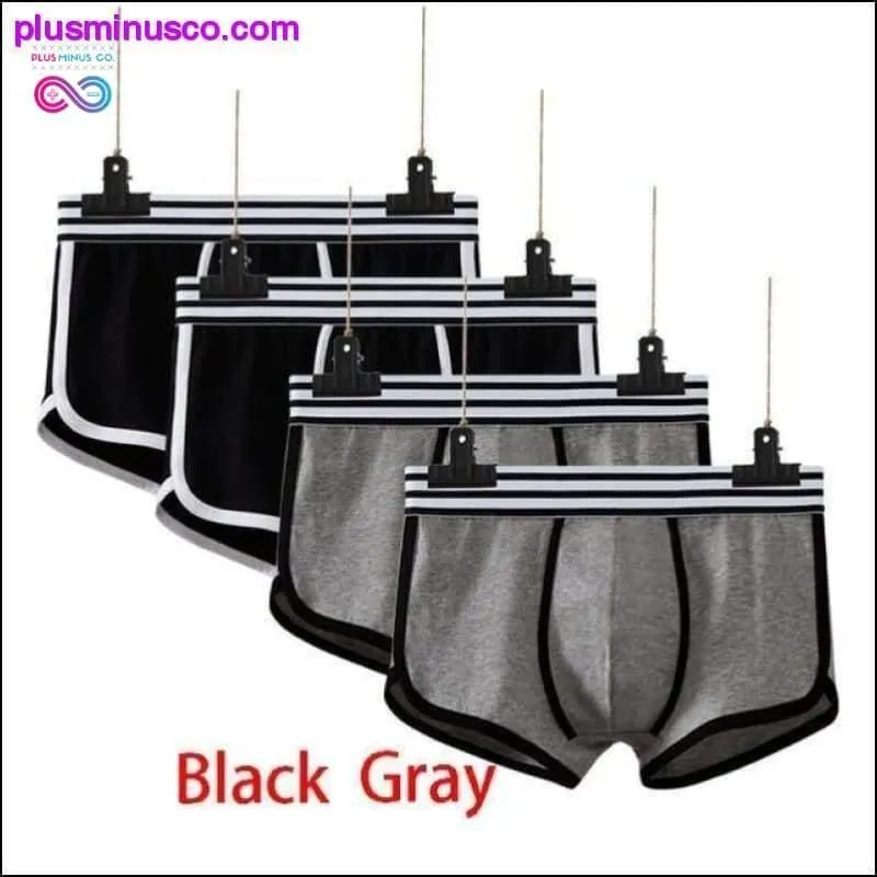 4 pcs/lot Men Underwear boxer cotton Cuecas Boxers Mens