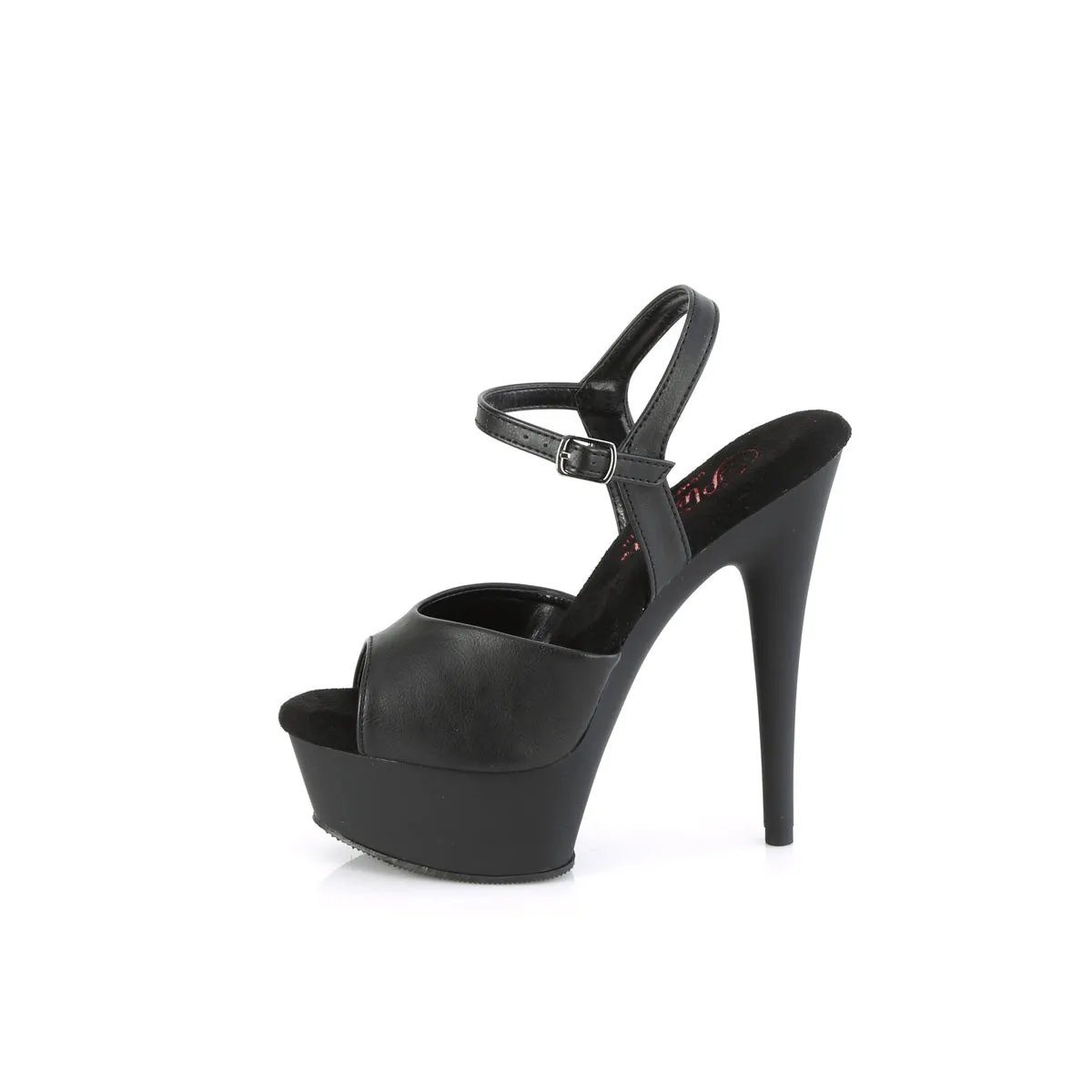 6 Inch Heel EXCITE-609 Black Pu