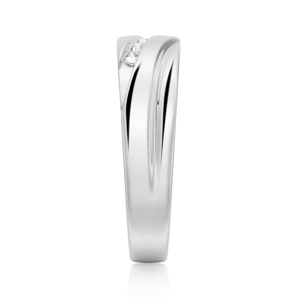 6.5mm Moissanite Men's Wedding Band