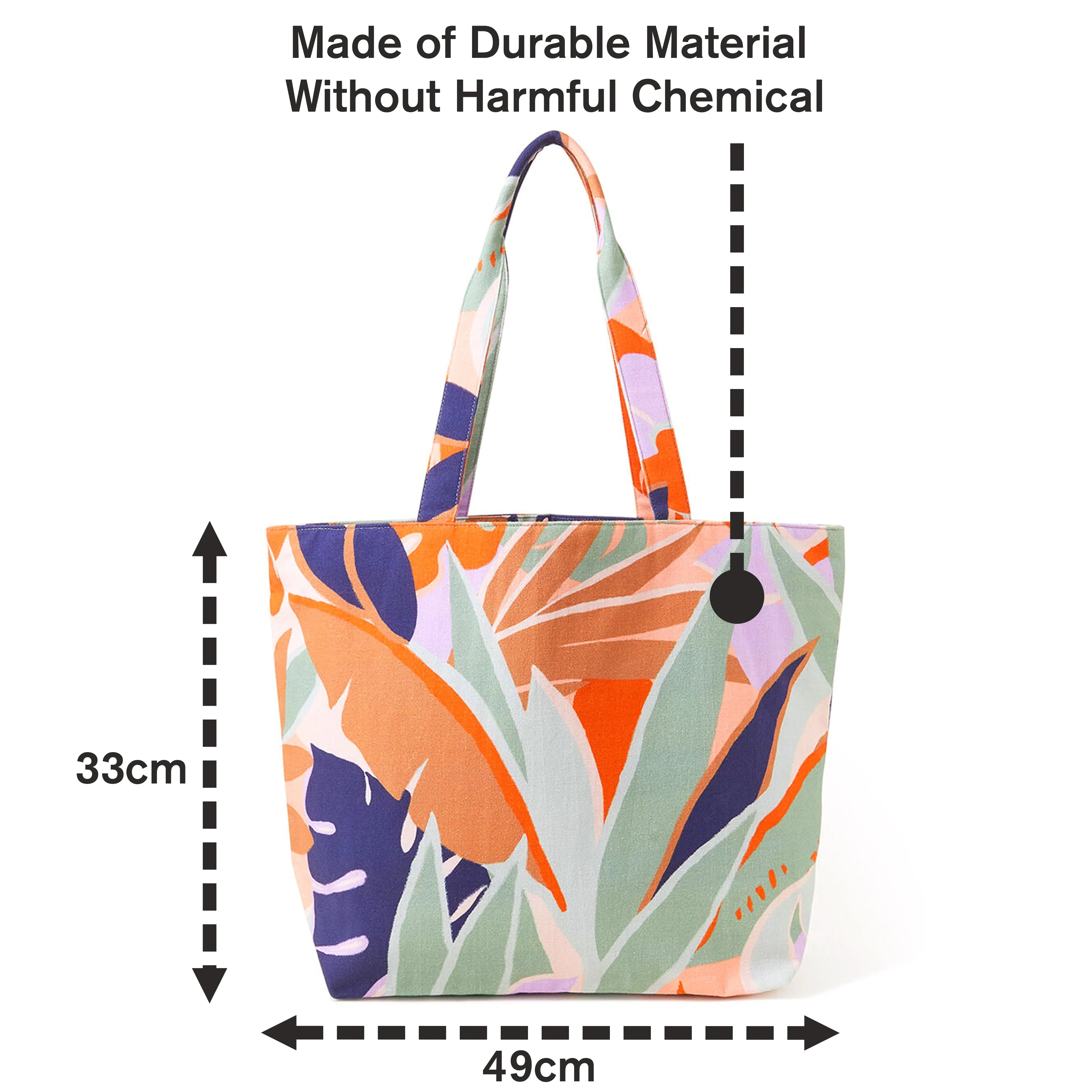 Accessorize London Multi Palm print shopper Bag