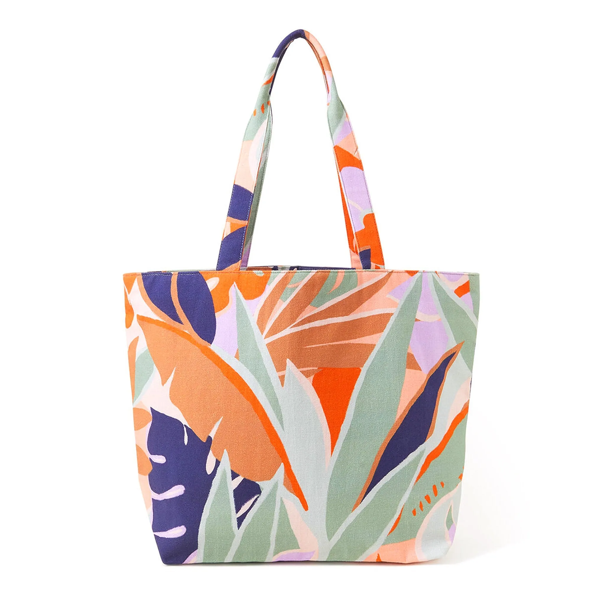 Accessorize London Multi Palm print shopper Bag