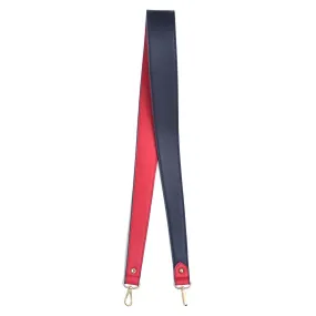 Accessory - Plain Black /Solid Red reversible replacement Fashion Shoulder Strap