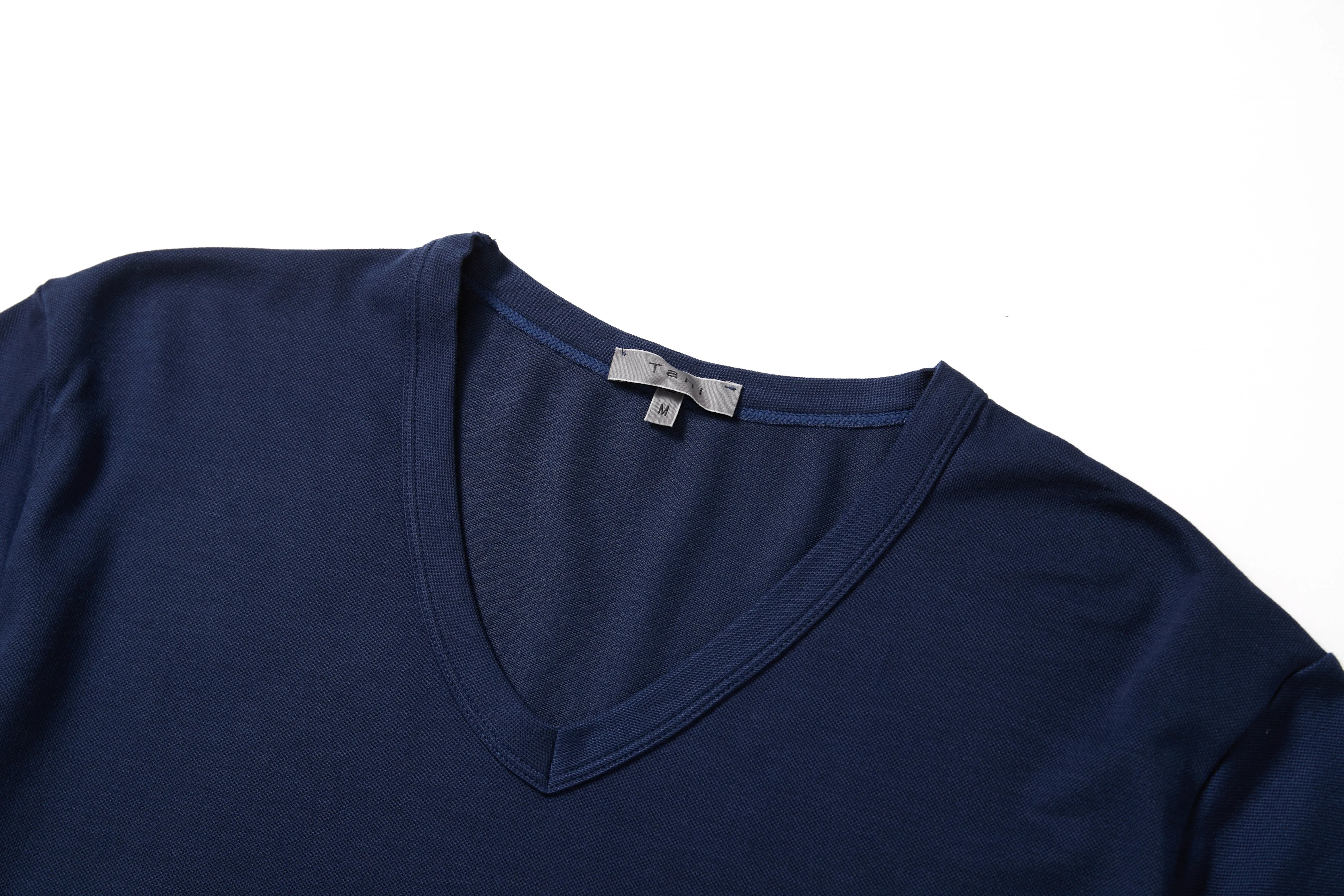 Active TENCEL™ Lyocell Pique Knit V-Neck Tee