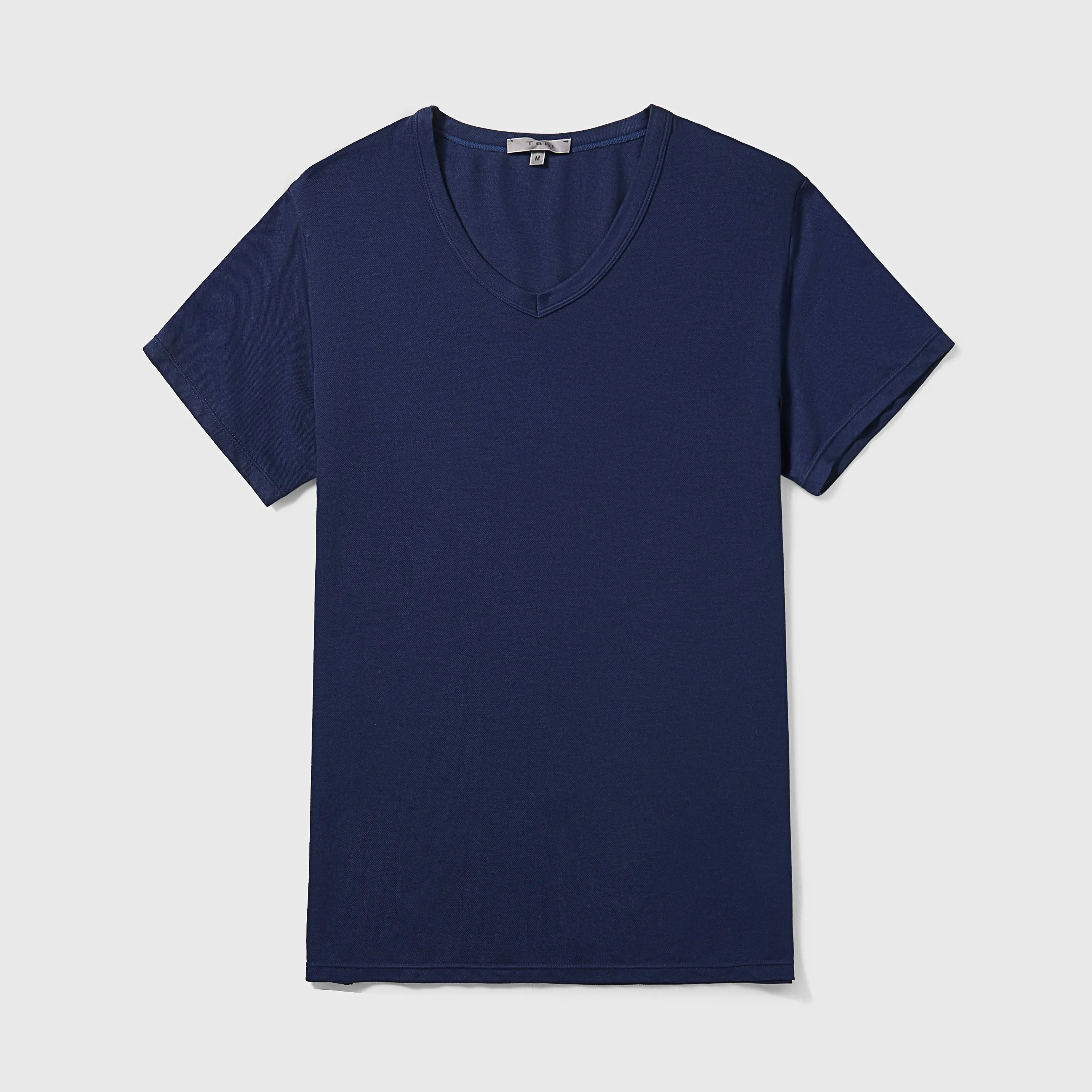 Active TENCEL™ Lyocell Pique Knit V-Neck Tee