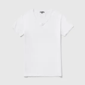 Active TENCEL™ Lyocell Pique Knit V-Neck Tee