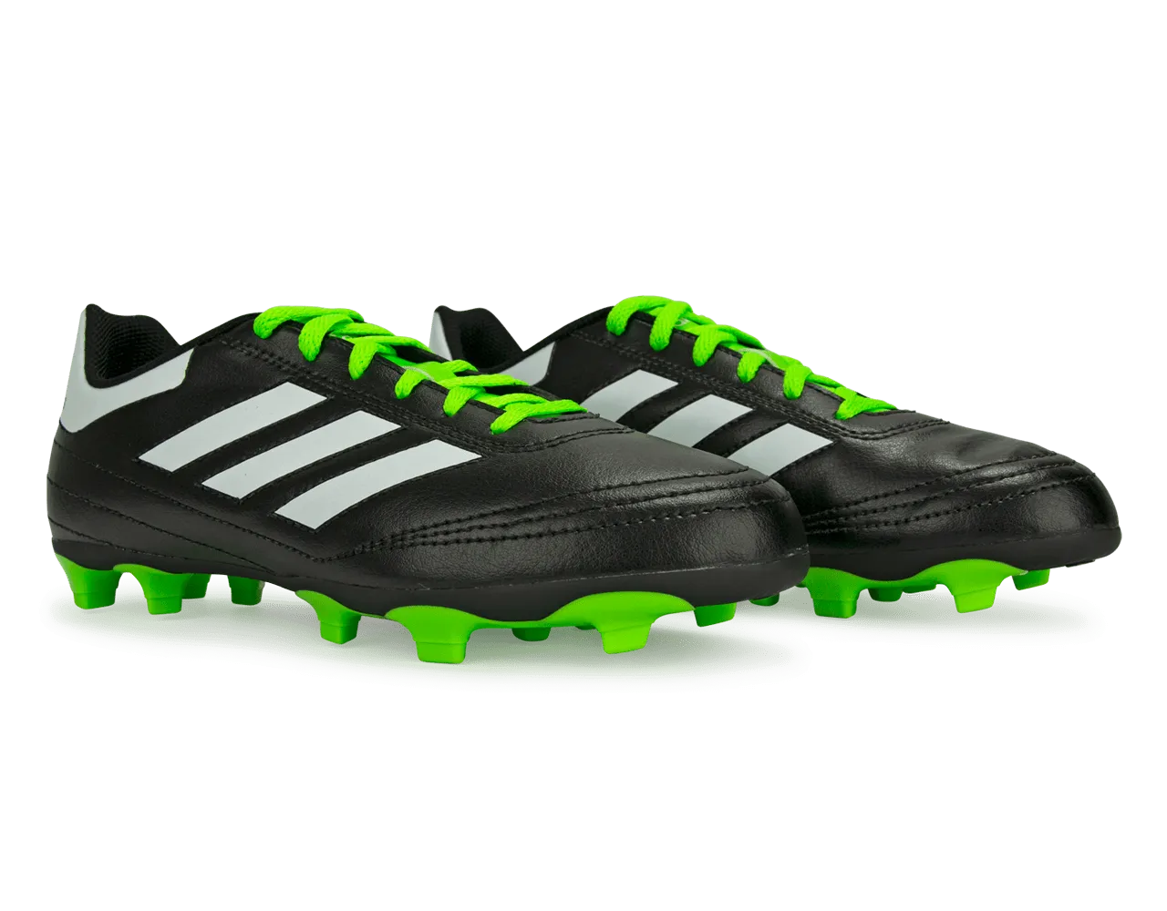 adidas Kids Goletto VI FG Black/Solar Green