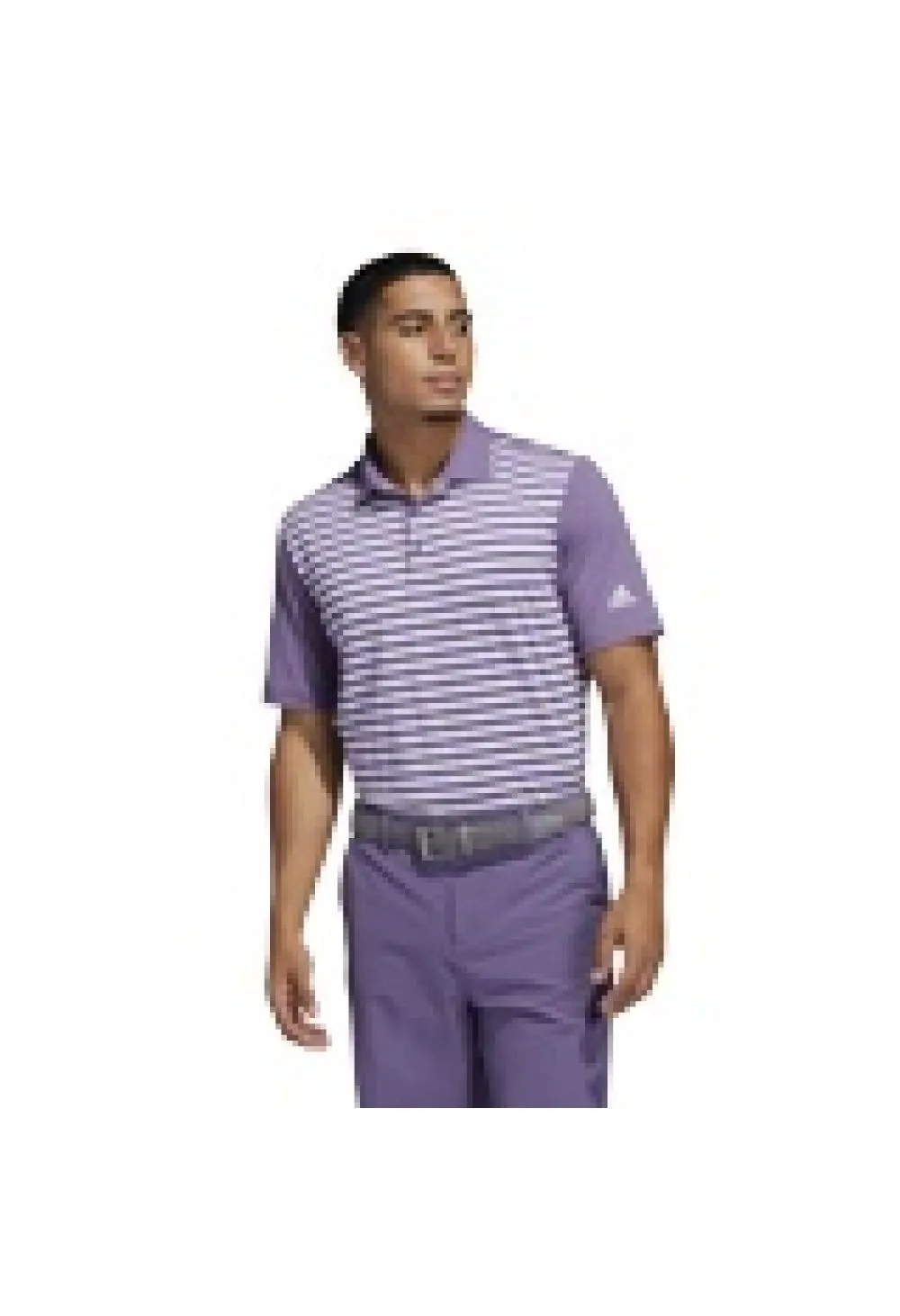 adidas Ultimate365 3-Colour Stripe Golf Shirt FJ9967