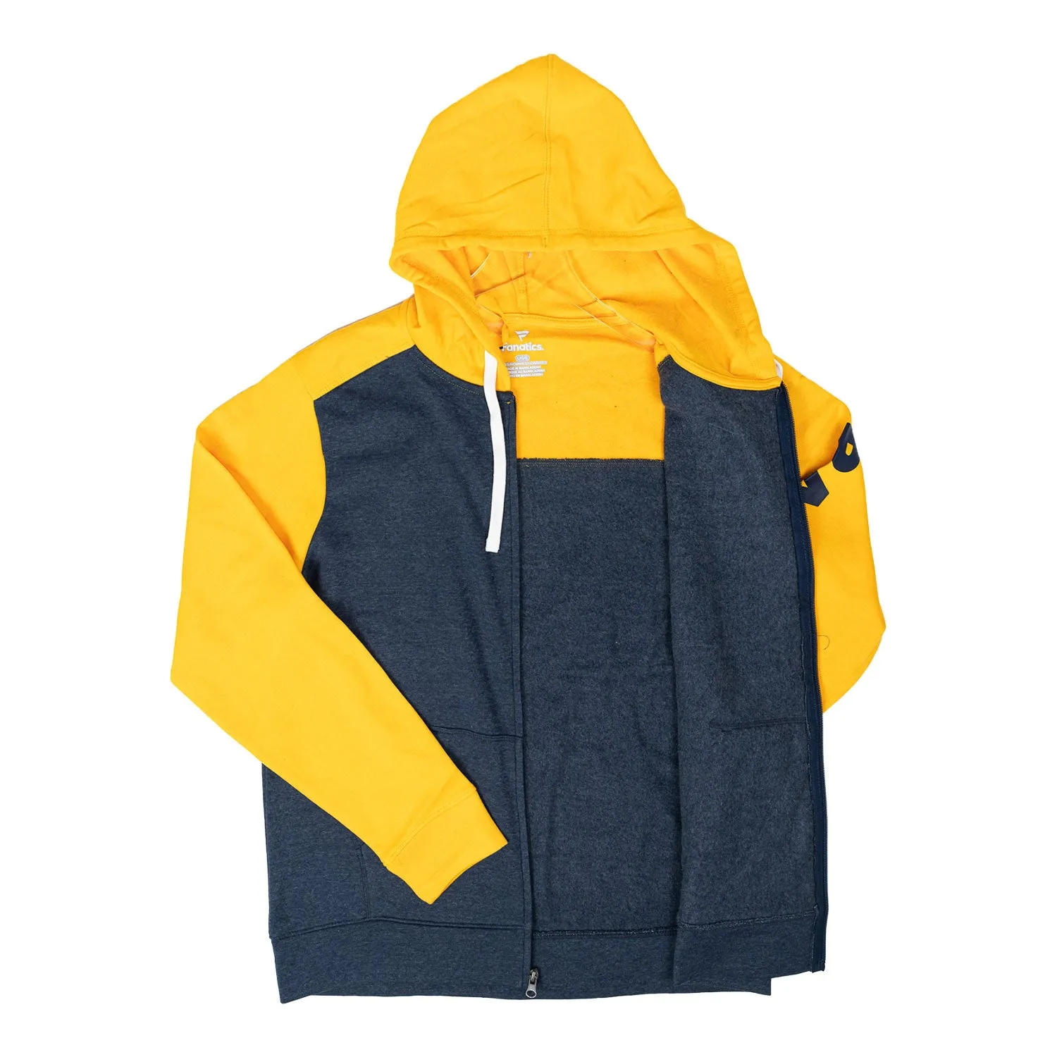 Adult Indiana Pacers Down and Distance Full Zip Hooded Fleece by Fanatics