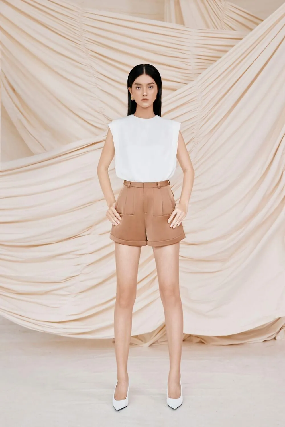 Alaea Folded Hem Shorts