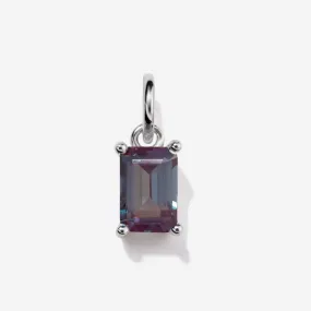 Alexandrite Silver Charm