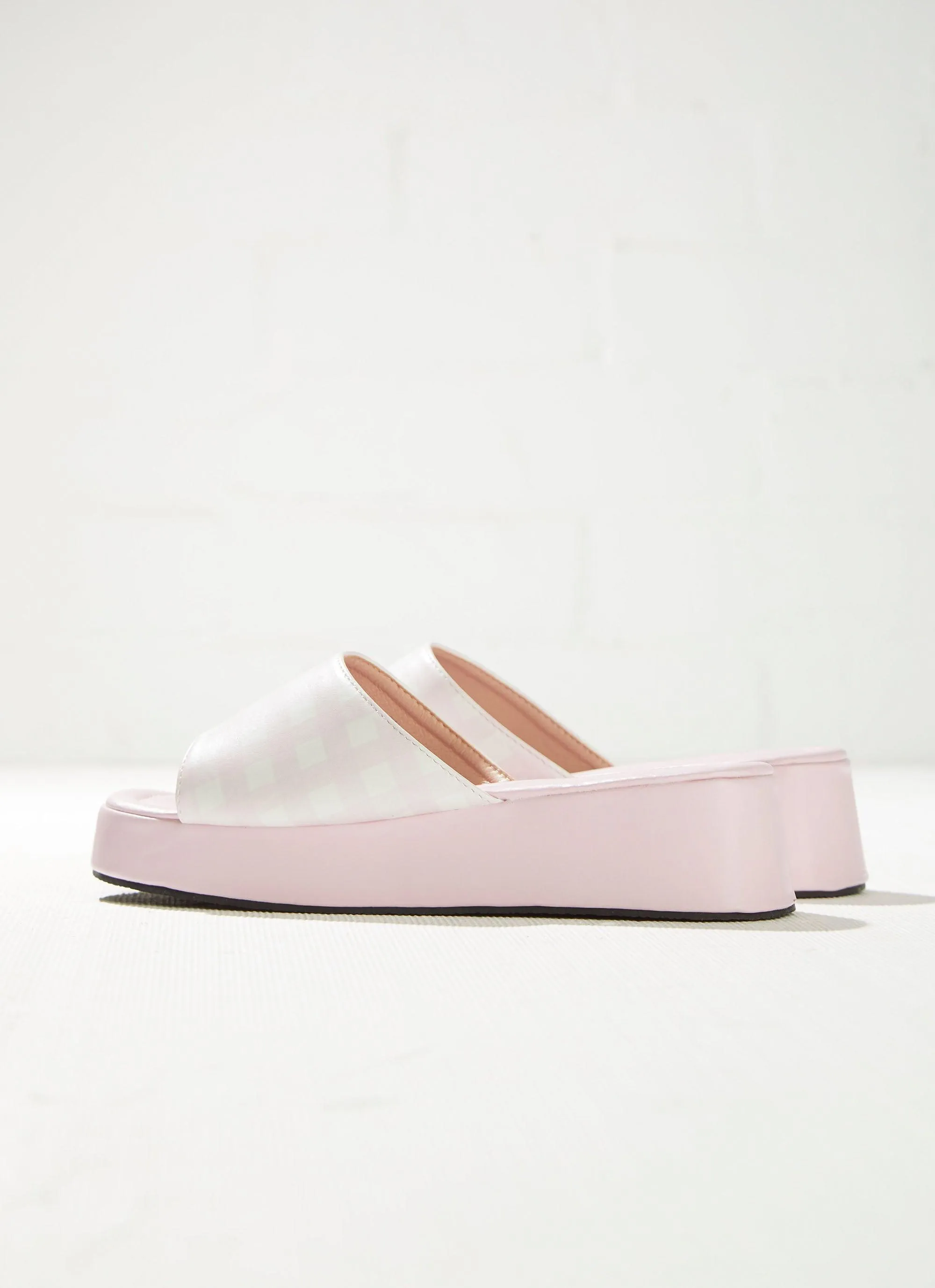 Ambrose Mule - Pink Gingham