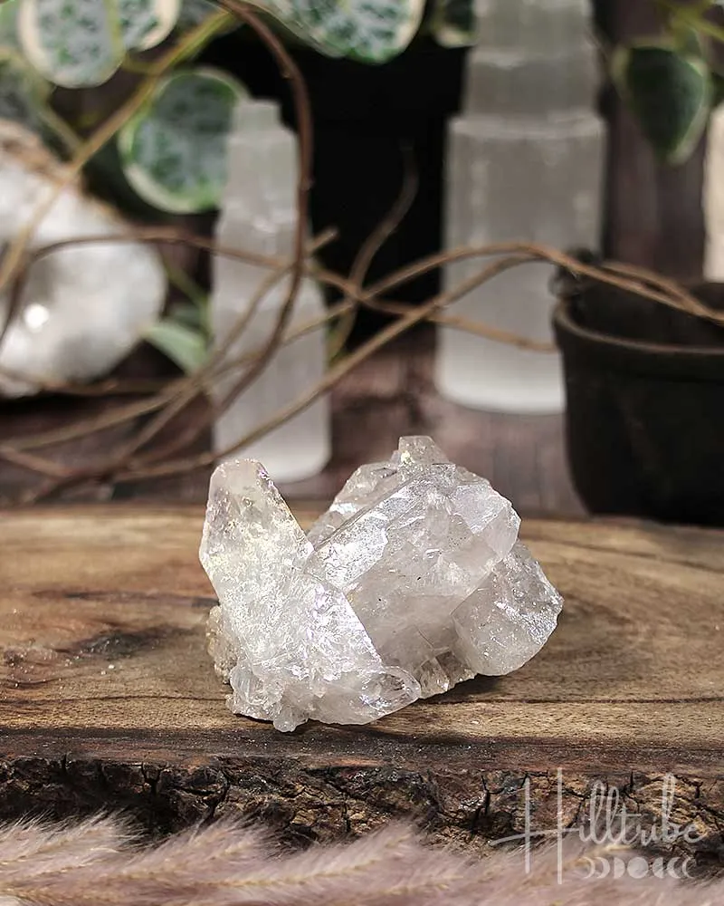 Angel (Opal) Aura Clear Quartz Cluster D