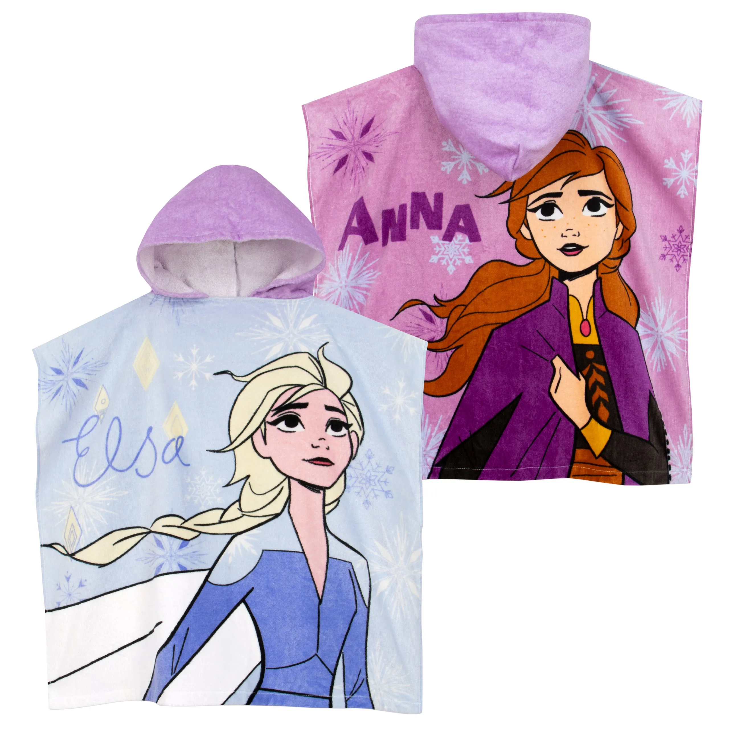 Anna And Elsa Disney Frozen Towel Poncho