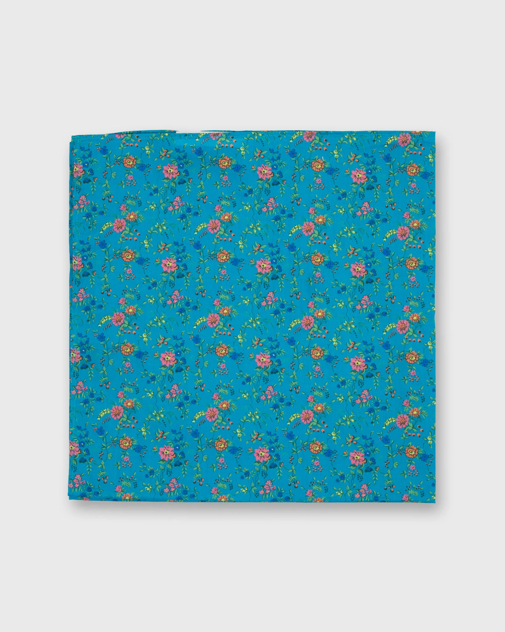 Anyway Scarf in Blue Multi Floribunda Meadow Liberty Fabric