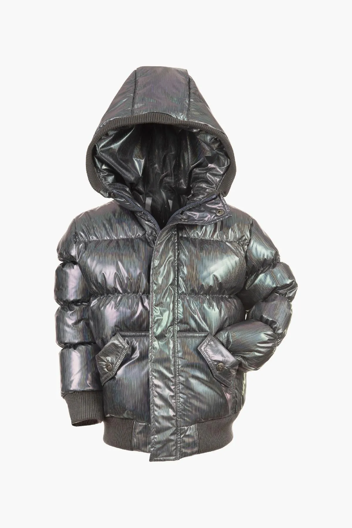 Appaman Puffy Kids Coat - Galaxy Shine