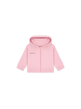 Archive Baby 365 Midweight Zip Up Hoodie—sakura pink