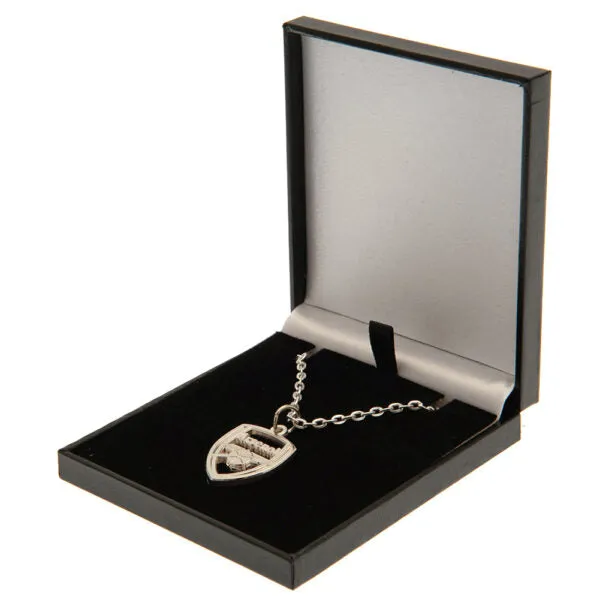 Arsenal FC Silver Plated Boxed Pendant