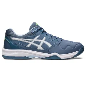 ASICS Men's Gel-Dedicate 7 Tennis Shoe (Steel Blue/White)