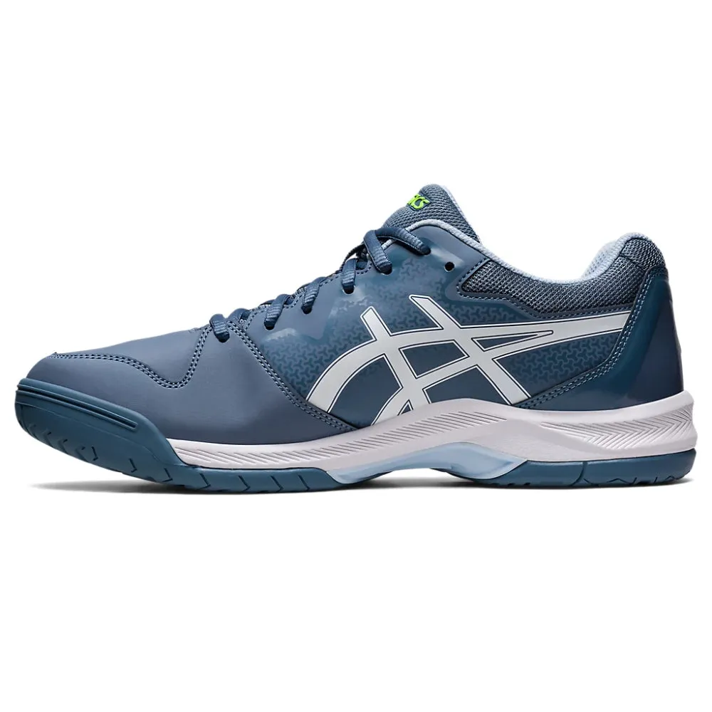 ASICS Men's Gel-Dedicate 7 Tennis Shoe (Steel Blue/White)