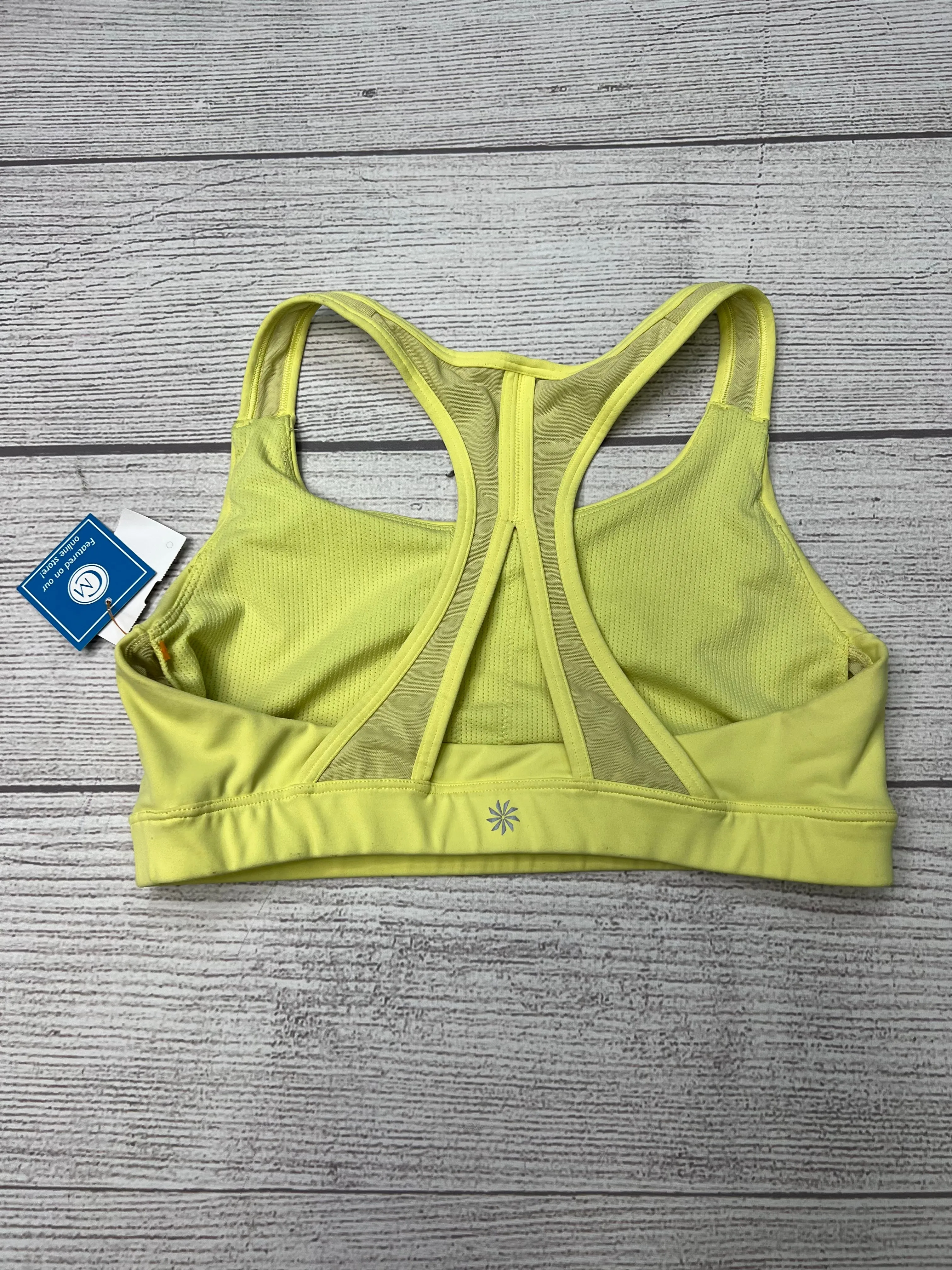 Athletic Bra By Athleta In Yellow, Size: M