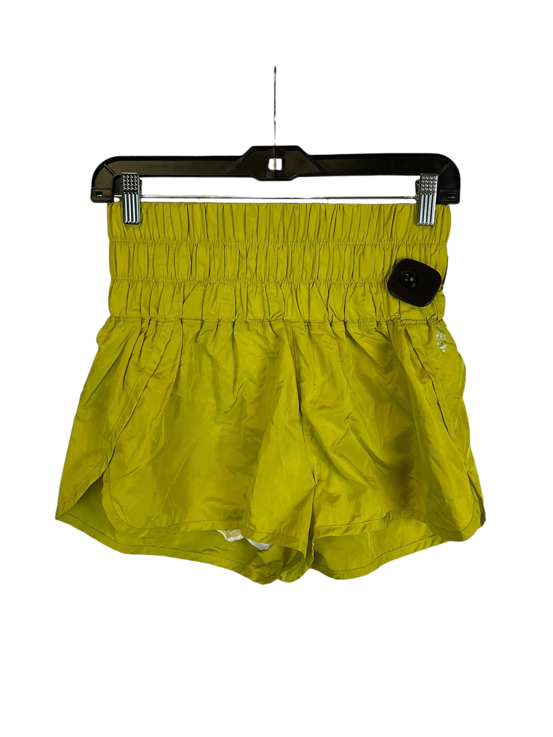 Athletic Shorts By Free People In Yellow, Size: S