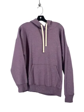 Athletic Top Long Sleeve Hoodie By Buffalo David Bitton In Purple, Size: L