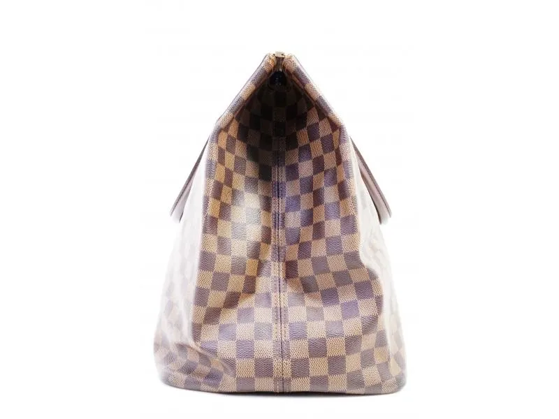 Authentic Pre-owned Louis Vuitton Damier Ebene Greenwich Pm Duffle Bag Travel Luggage N41165 171002