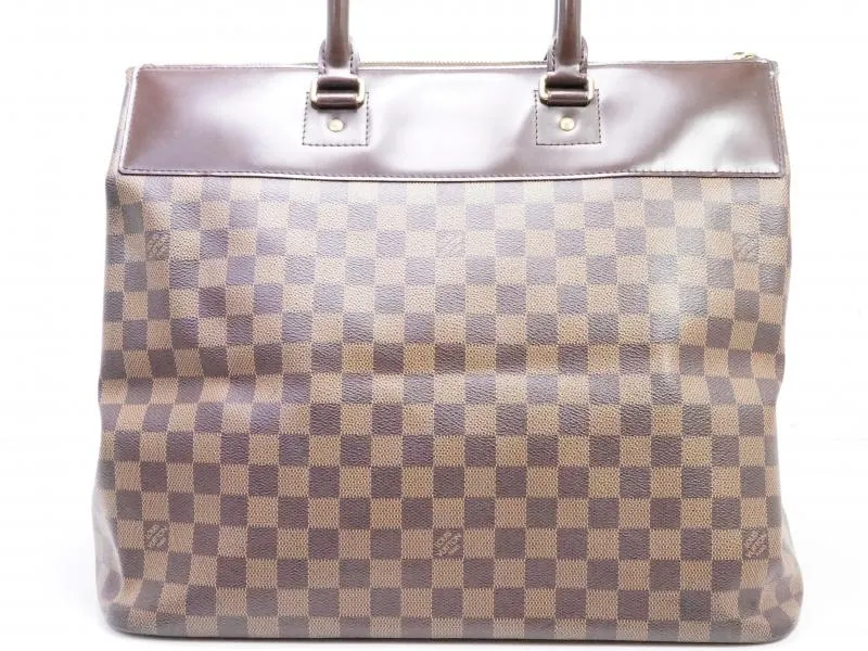 Authentic Pre-owned Louis Vuitton Damier Ebene Greenwich Pm Duffle Bag Travel Luggage N41165 171002