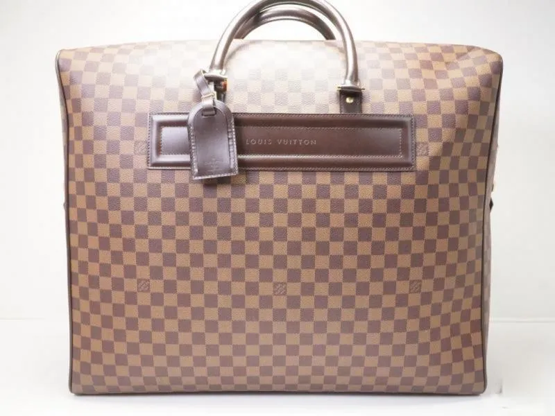 Authentic Pre-owned Louis Vuitton Damier Nolita Mm Travel Bag Soft Suitcase Strap N41452 171052