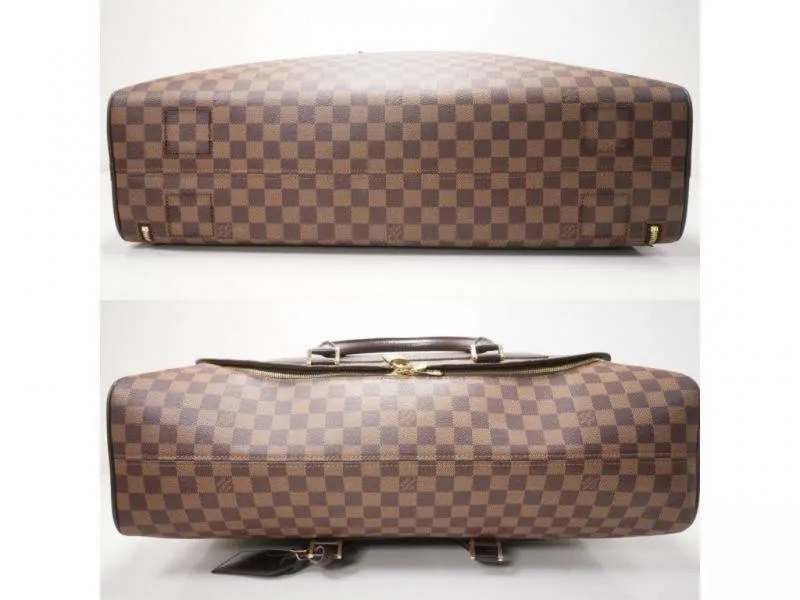 Authentic Pre-owned Louis Vuitton Damier Nolita Mm Travel Bag Soft Suitcase Strap N41452 171052