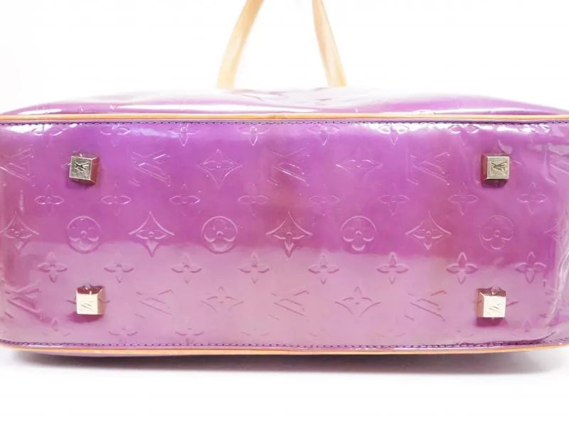 Authentic Pre-owned Louis Vuitton LV Vernis Violet Sutton Large Shoulder Tote Bag M91081 210187