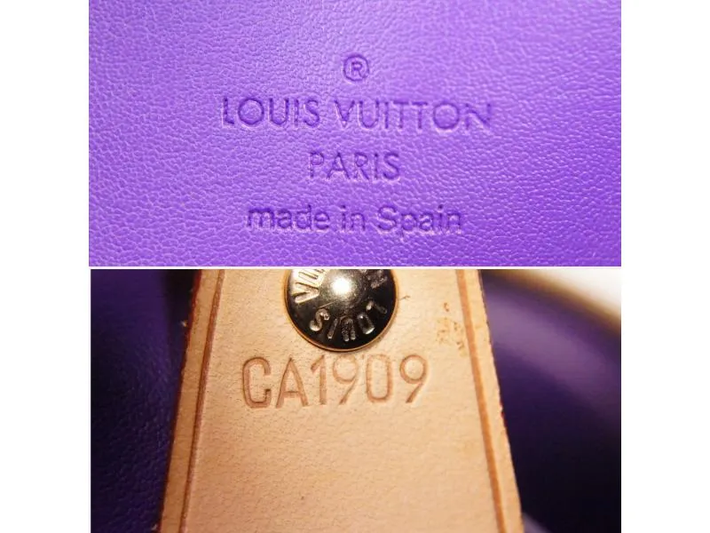 Authentic Pre-owned Louis Vuitton LV Vernis Violet Sutton Large Shoulder Tote Bag M91081 210187