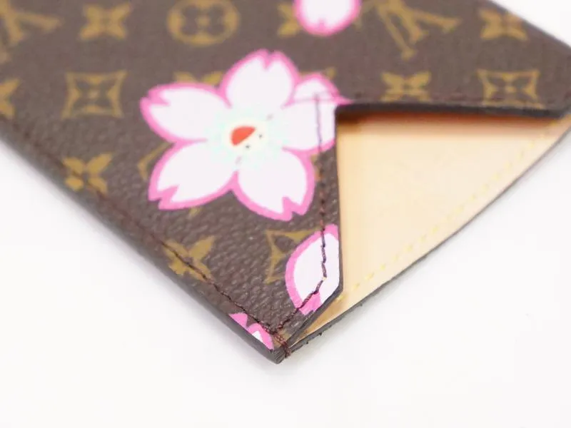 Authentic Pre-owned Louis Vuitton Monogram Cherry Blossom Etui Miroir Compact Mirror M92018 211008