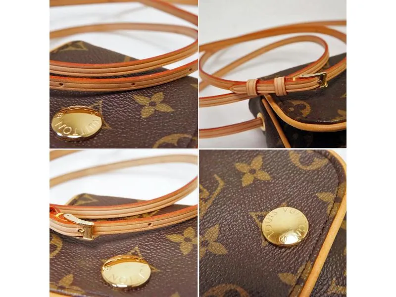 Authentic Pre-owned Louis Vuitton Monogram Pochette Cancun Crossbody 2-way Bag Pouch M60018 210656