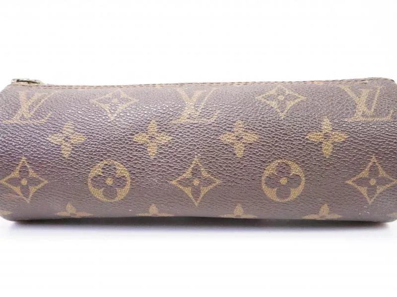 Authentic Pre-owned Louis Vuitton Monogram Trousse Ronde Pen Case Cosmetic Pouch Bag M47626 210441