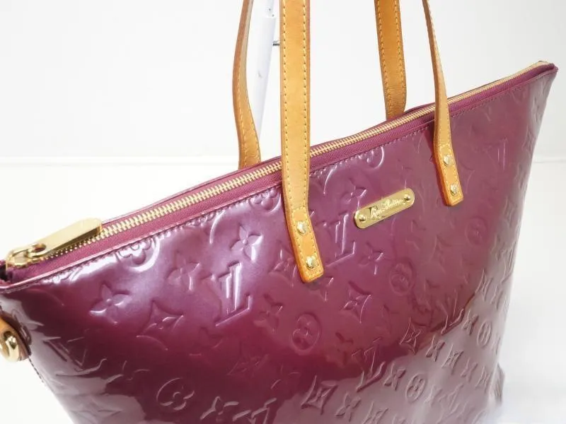 Authentic Pre-owned Louis Vuitton Vernis Violet Purple Bellevue Gm Shoulder Tote Bag M93588 140885