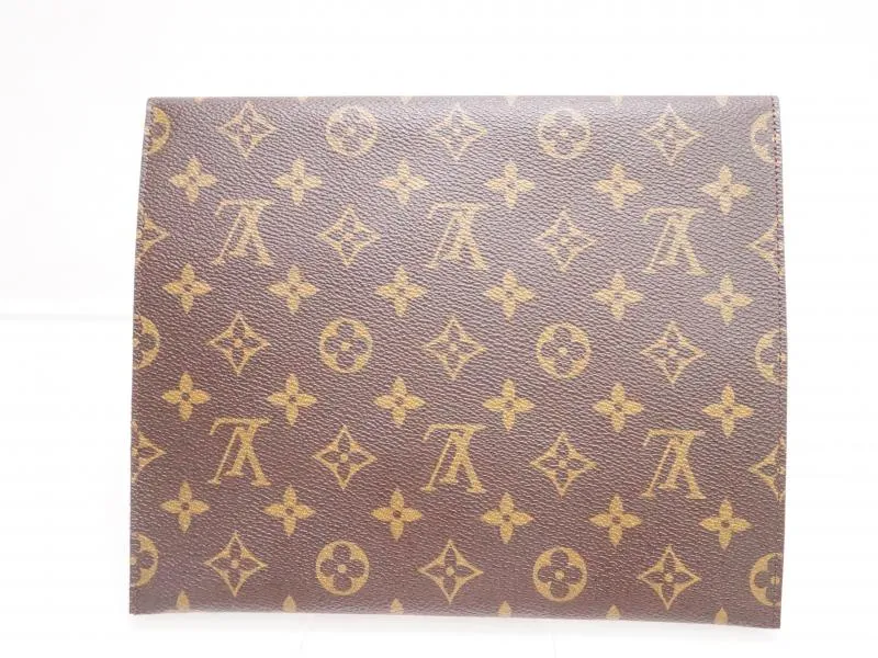 Authentic Pre-owned Louis Vuitton Vintage Monogram Poches Plates 24 Document Case No.49 220100