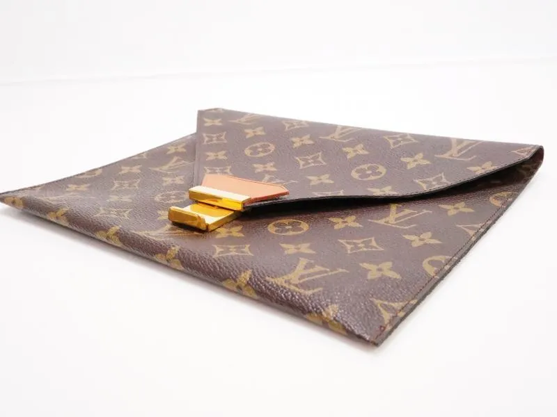 Authentic Pre-owned Louis Vuitton Vintage Monogram Poches Plates 24 Document Case No.49 220100