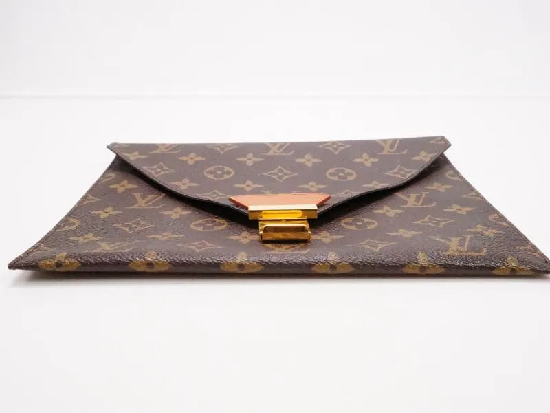 Authentic Pre-owned Louis Vuitton Vintage Monogram Poches Plates 24 Document Case No.49 220100