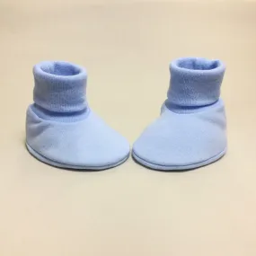 Baby Booties Solid Blue