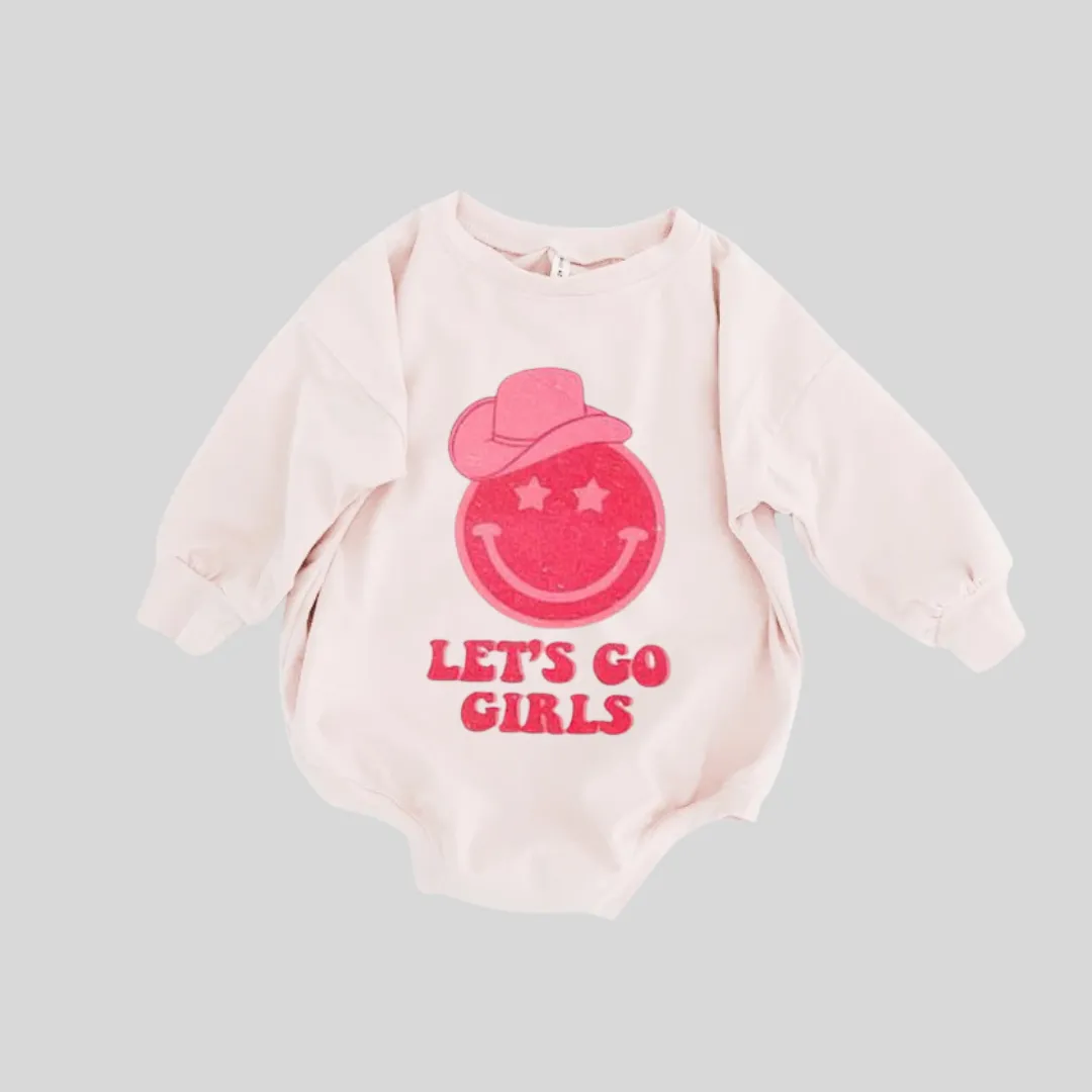 Baby Let's Go Girl Romper