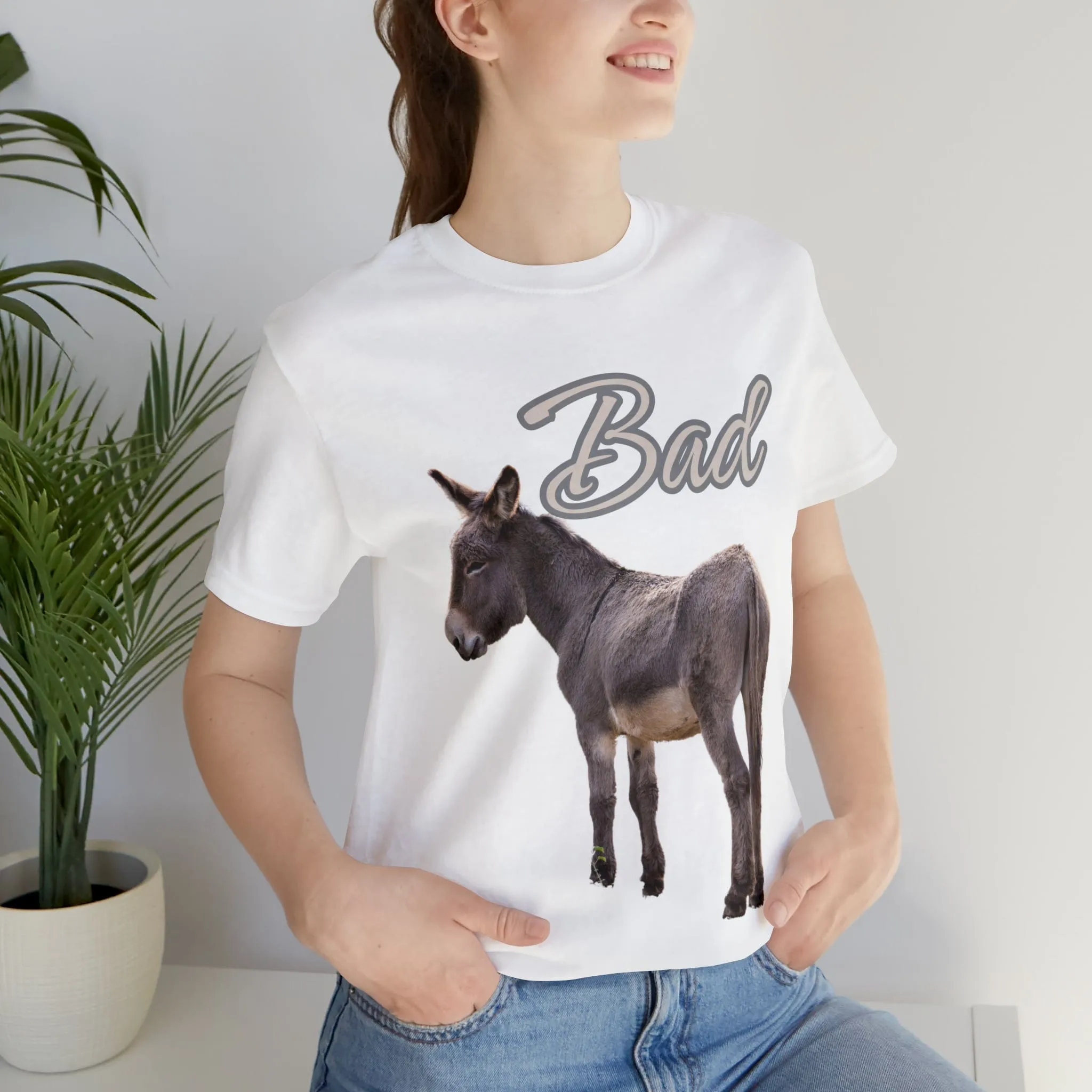 Bad Ass (Donkey) - Unisex Jersey Short Sleeve Tee