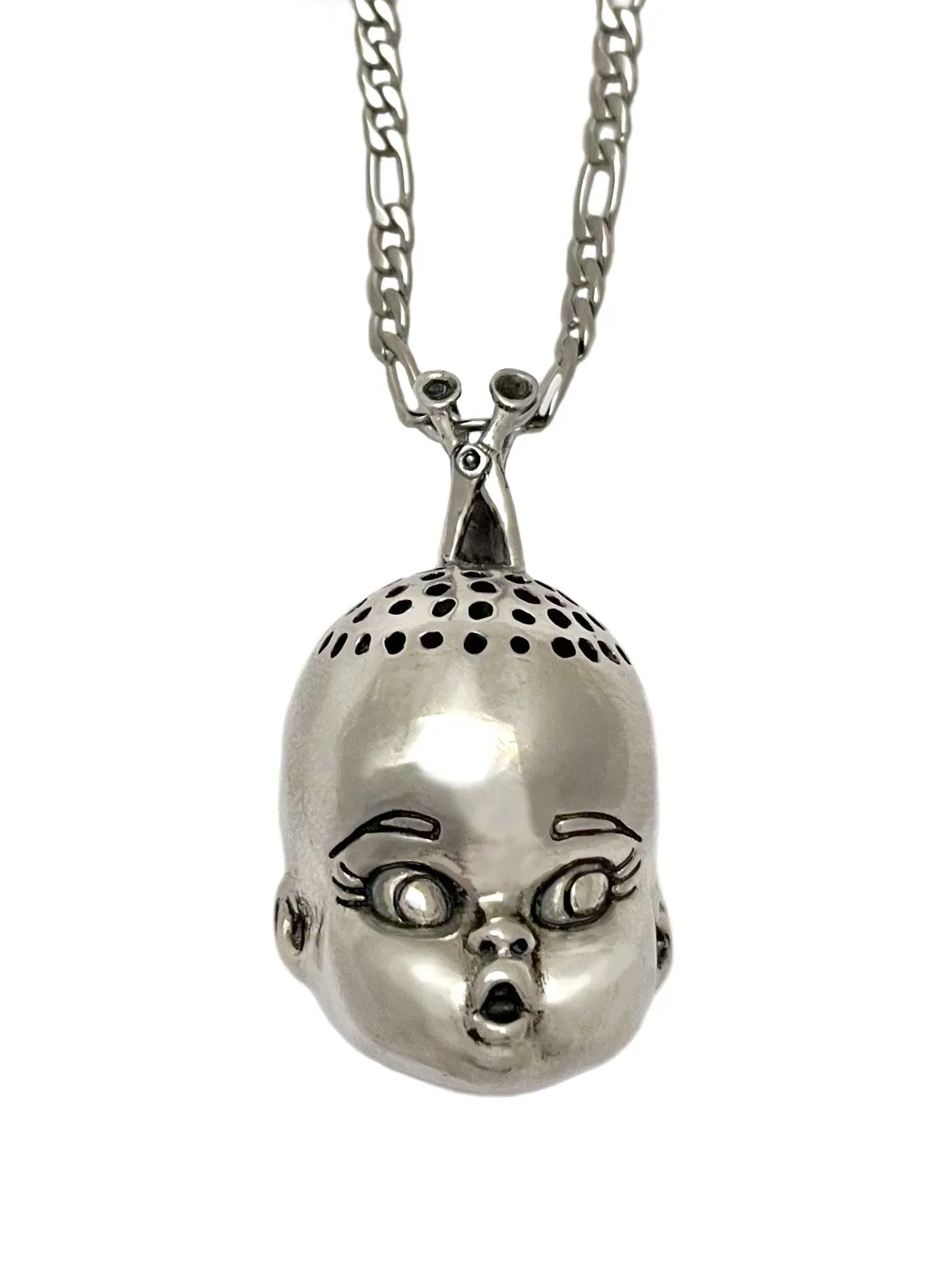 Baldie Doll Head Necklace- Ready to Ship