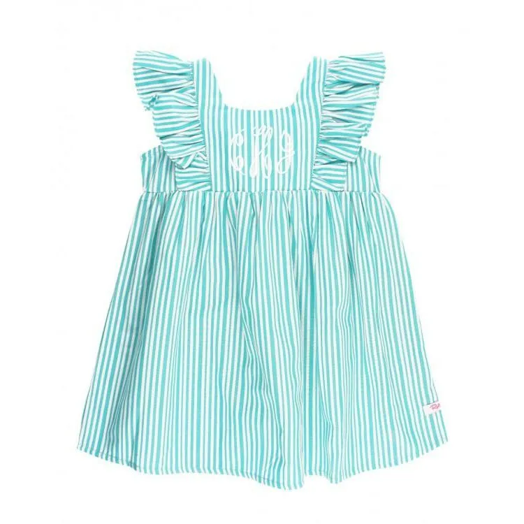 Baltic Stripe Ruffle Dress by Ruffle Butts