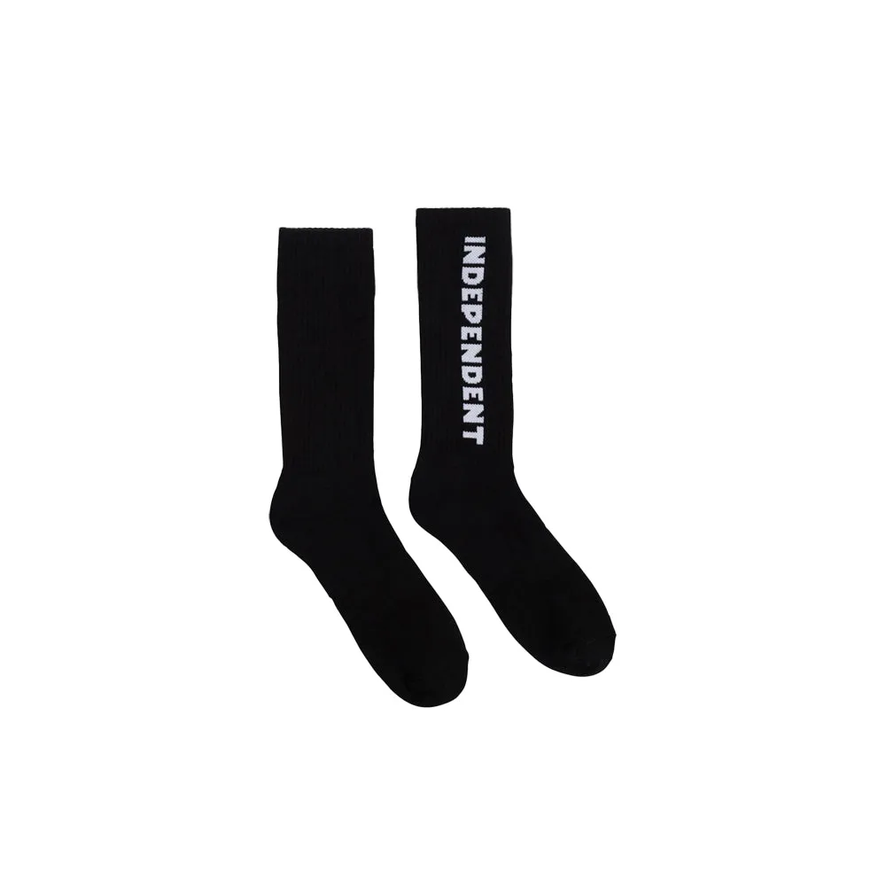 Baseline Mid Crew Socks (Black)