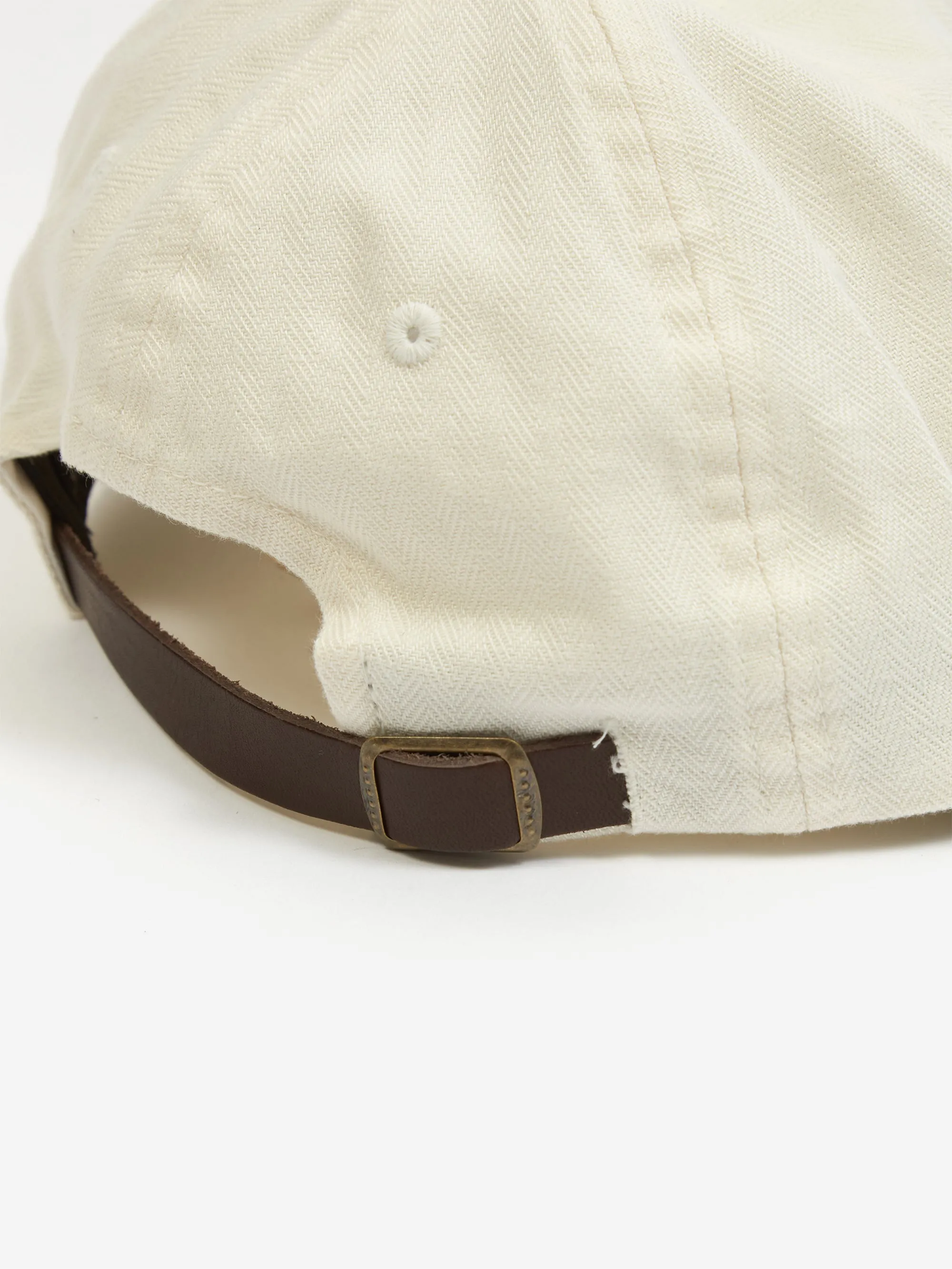 Beams Plus 6Panel Herringbone Cap - Ivory